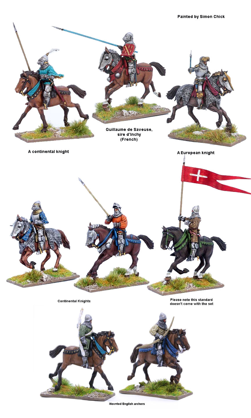 Perry Miniatures: Agincourt Mounted Knights 1415-1429