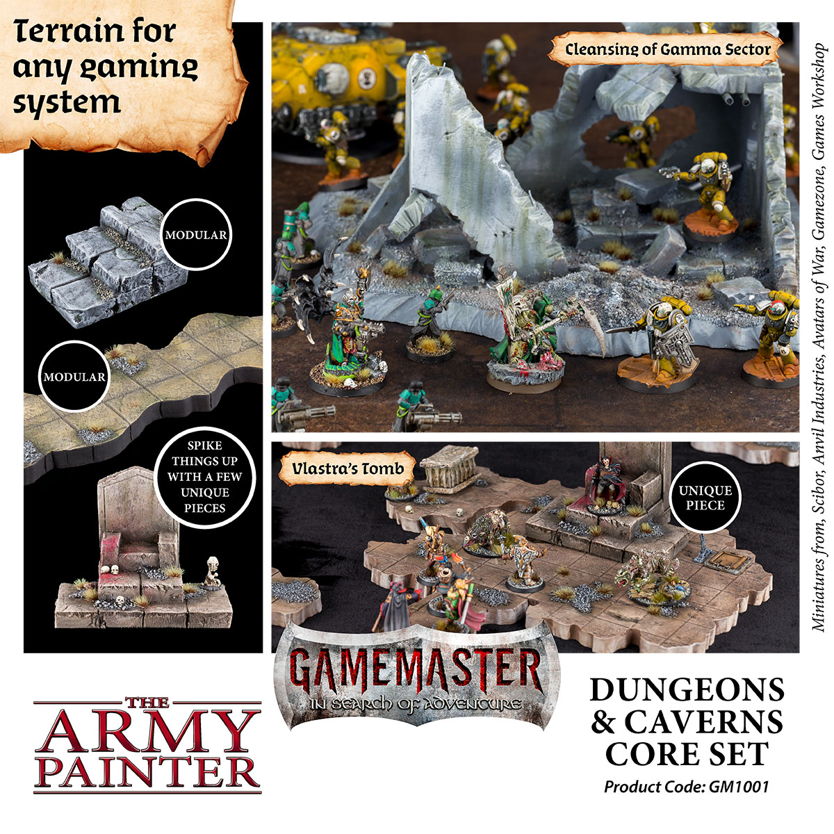 Army Painter: Gamemaster - Dungeons & Caverns Core Set Army Painter: Gamemaster - Dungeons & Caverns Core Set