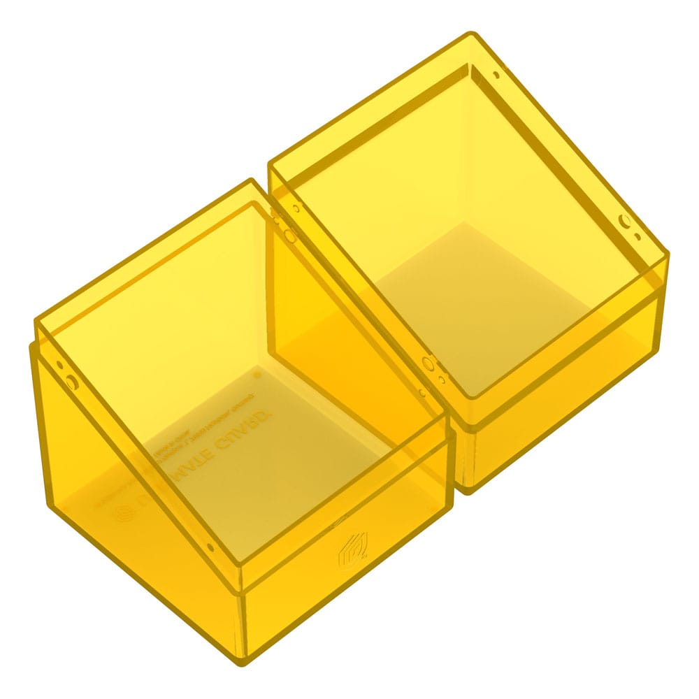 Ultimate Guard: Deckbox Boulder 100+ Clear Amber (gelb)