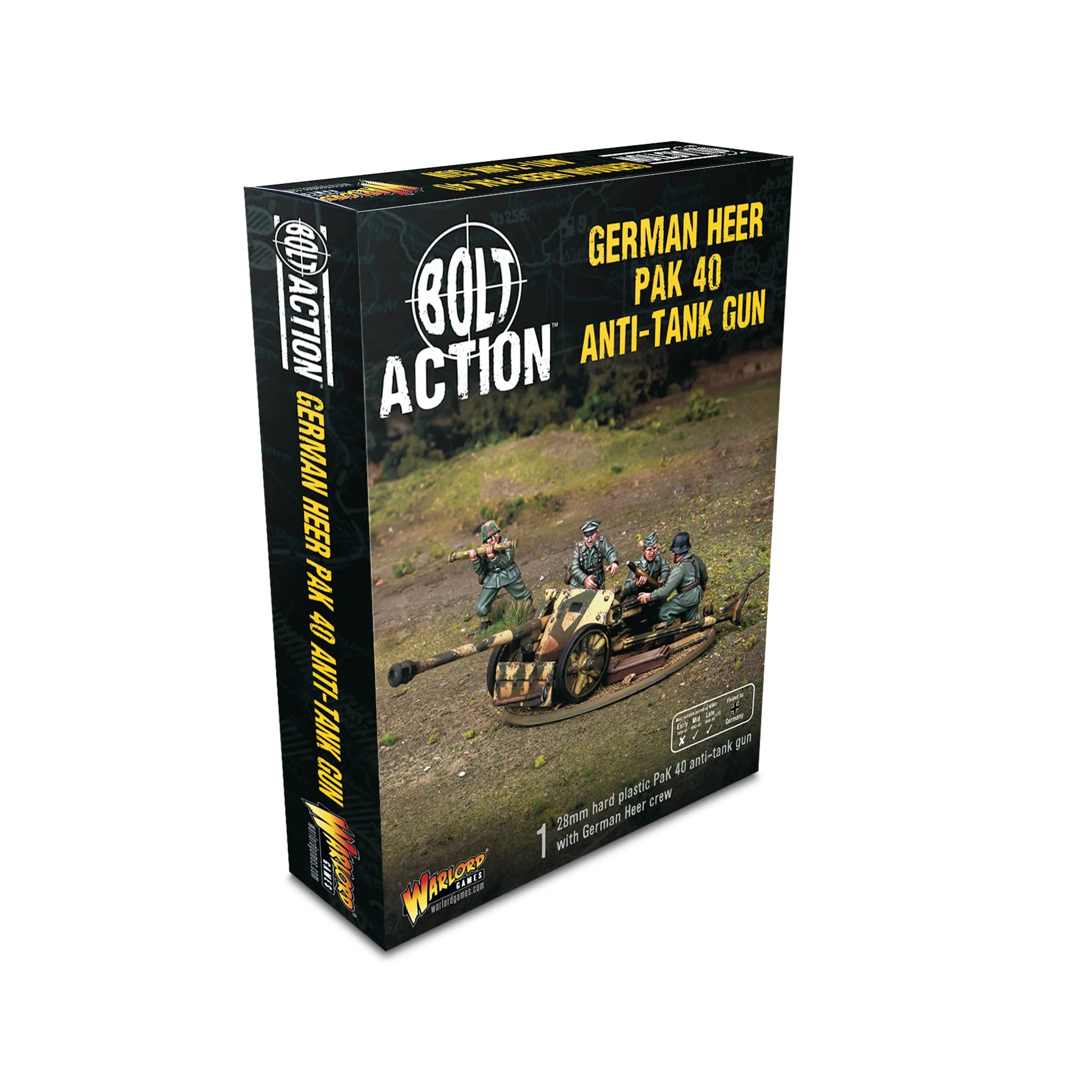 Bolt Action: German - Heer Pak 40 anti-tank gun