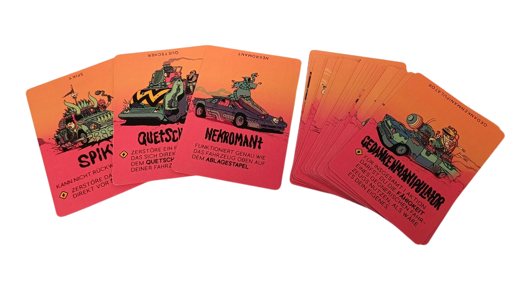 Dust Biters Karte, Karten, Cartoon, Spiel, Orange-rot