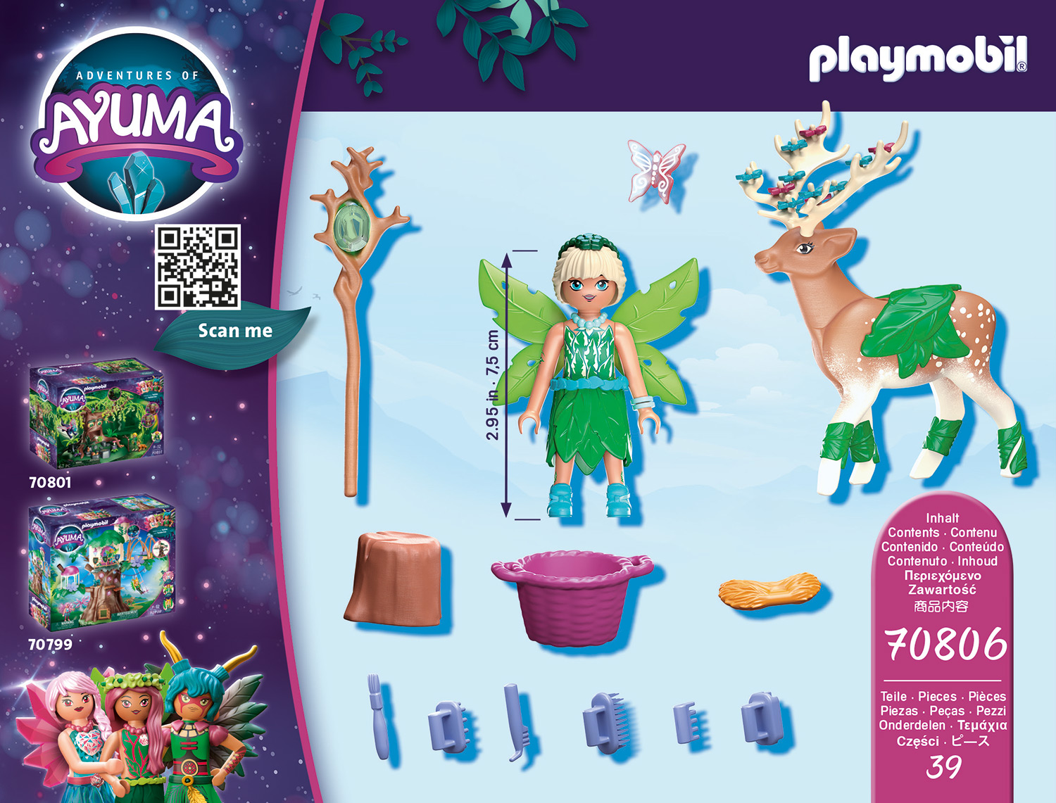 Playmobil: Adventures of Ayuma - Forest Fairy mit Seelentier