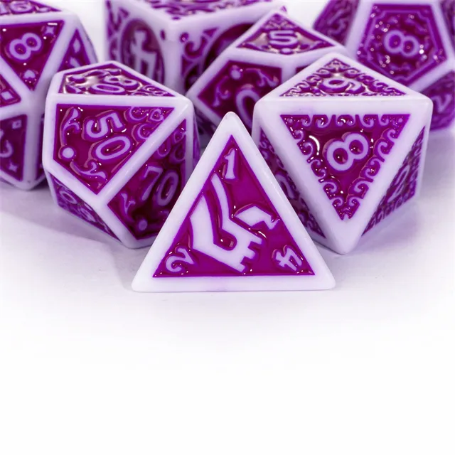 Grape Explosion RPG Dice Set (7)
