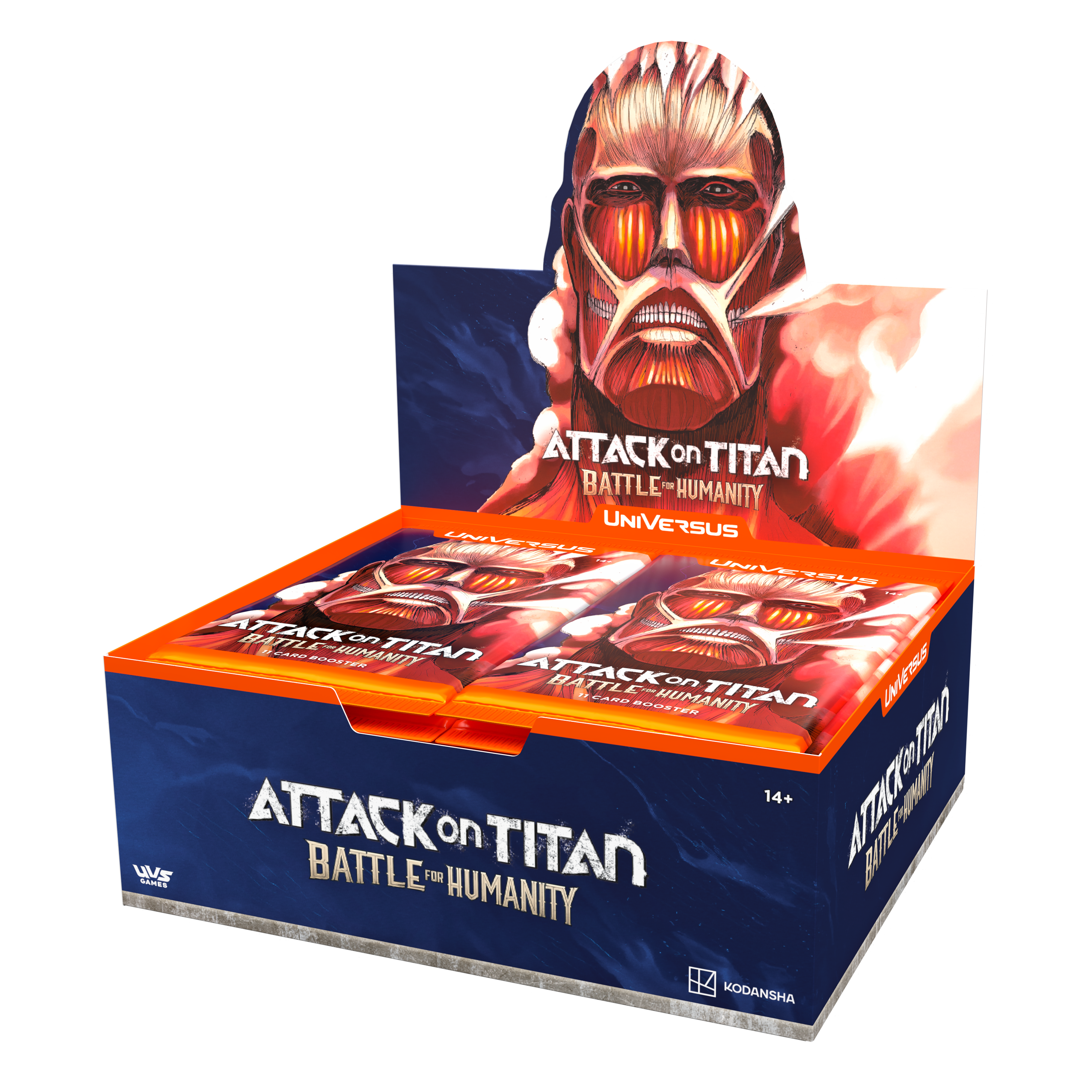 Universus CCG: Attack on Titan - Battle for Humanity Booster Display