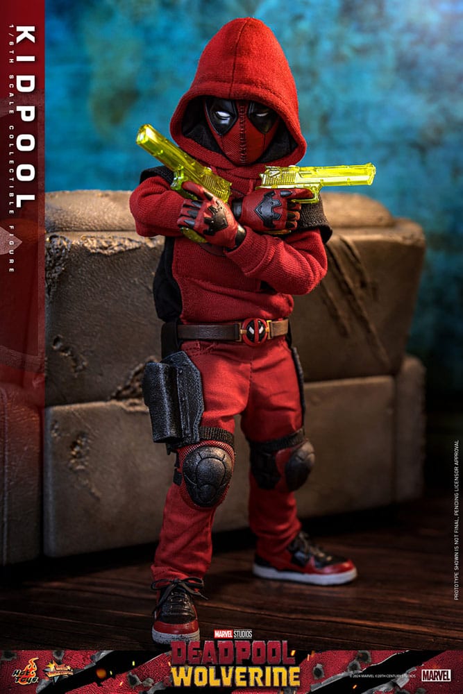 Deadpool & Wolverine AF: Kidpool 1/6 Scale 22cm Pistole, Waffe