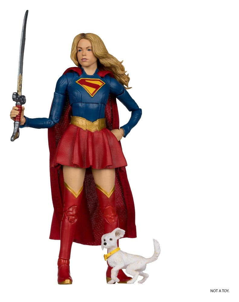 Supergirl, Figur, Kostüm, Schild, Hund