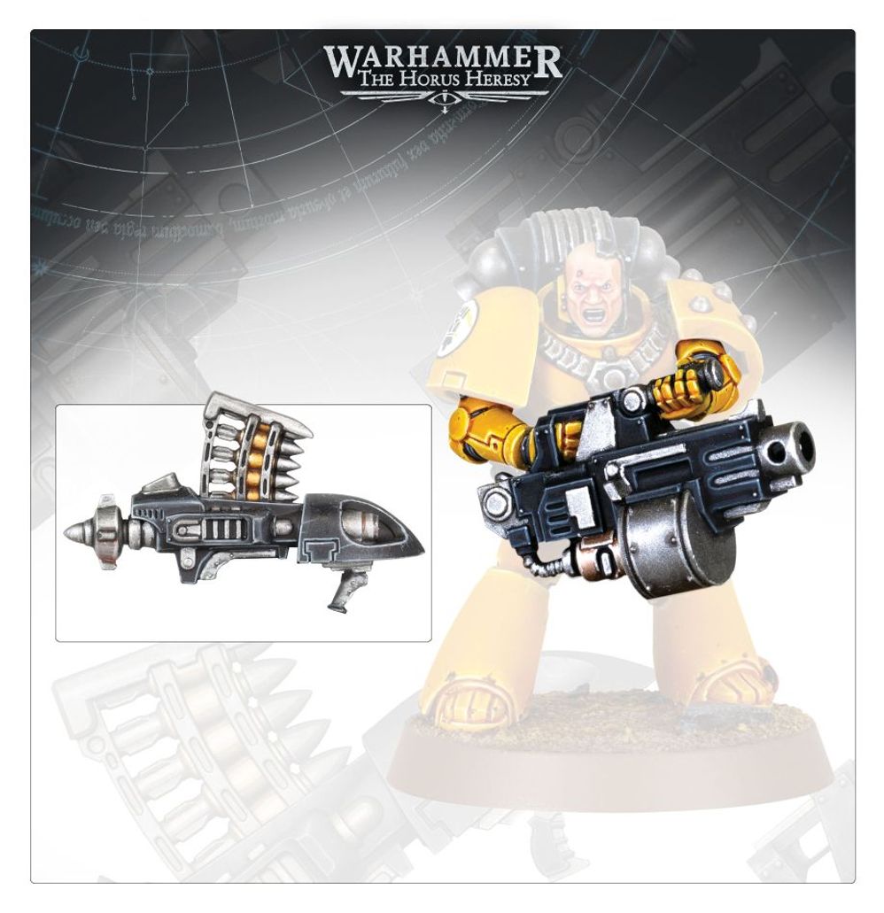 Horus Heresy: Legiones Astartes - Heavy Weapons Upgrade Set (Missile Launchers and Heavy Bolters)