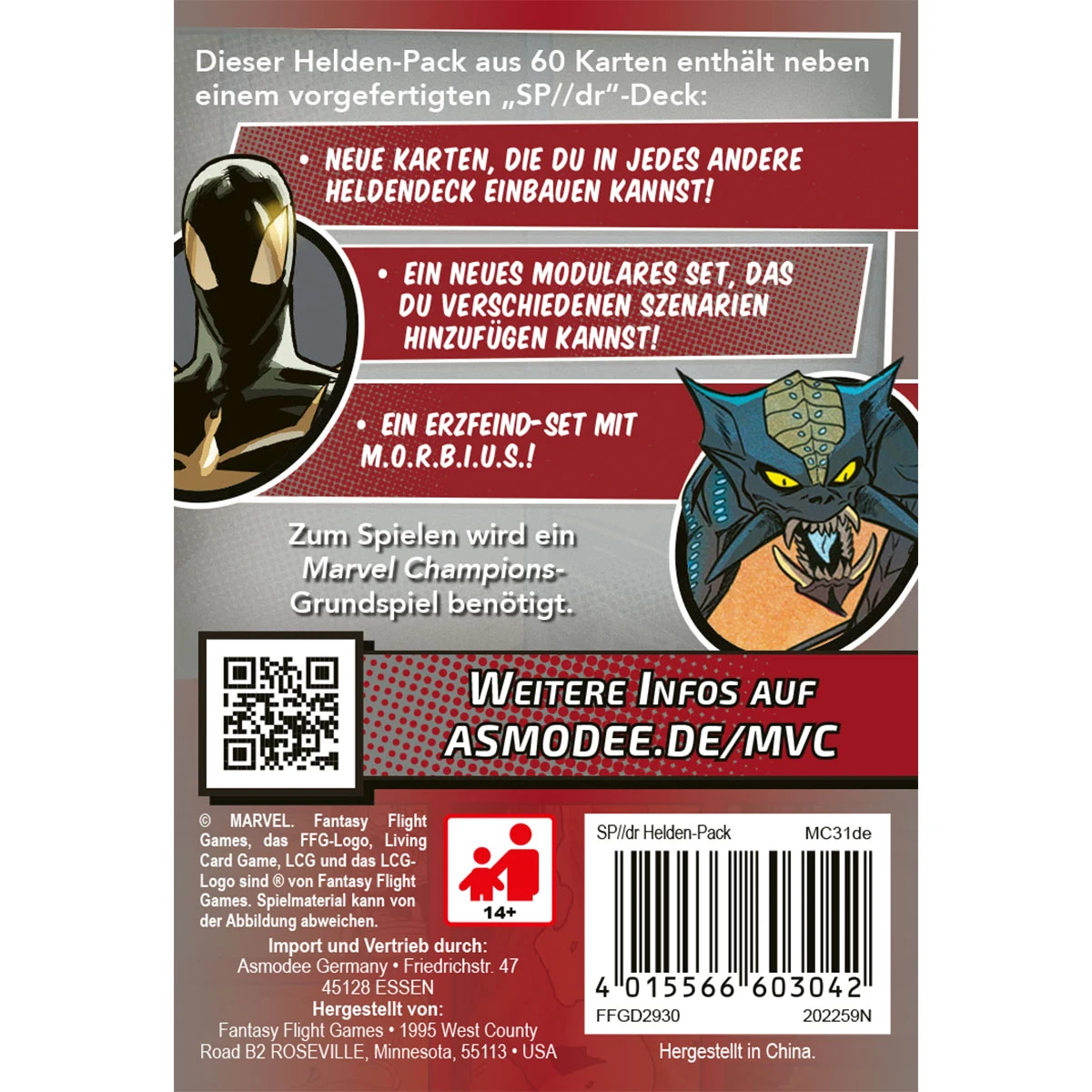 Marvel Champions LCG dt.: SP//dr Helden-Pack Marvel Champions LCG dt.: SP//dr Helden-Pack