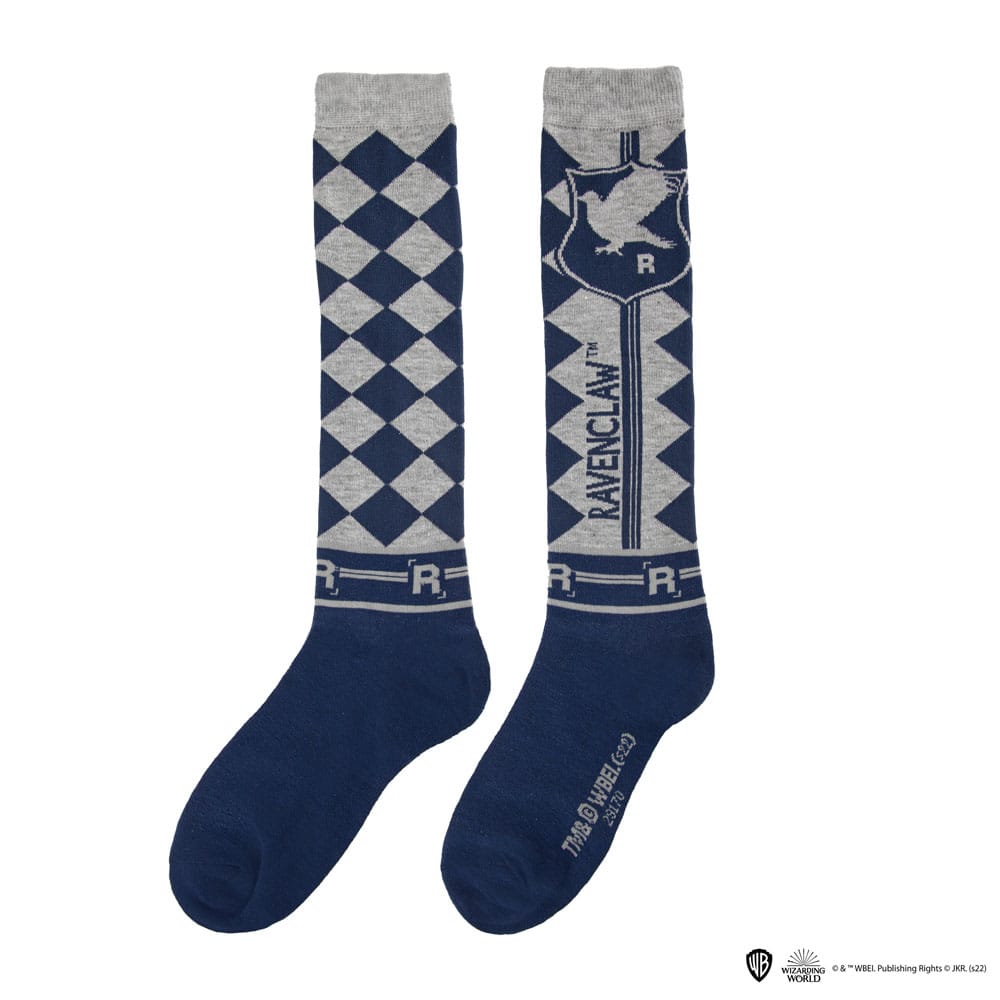 Harry Potter: Kniestrümpfe Ravenclaw 3er Pack (Gr.35-45)