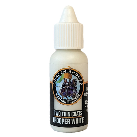 Duncan Rhodes Painting Academy: Two Thin Coats - Trooper White Duncan Rhodes Painting Academy: Two Thin Coats - Trooper White