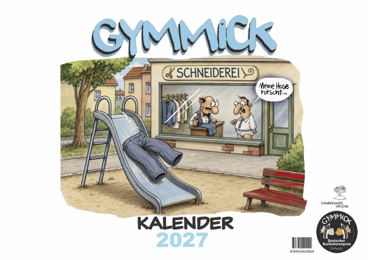 Kalender, Karikatur, Schneiderei, Schneide, Rutsche