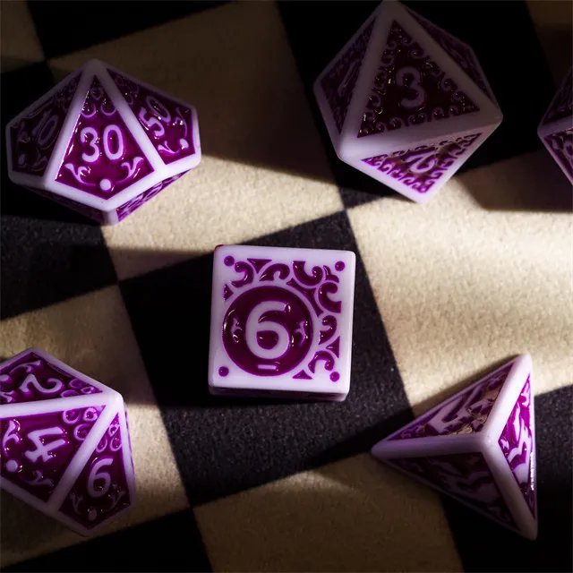 Grape Explosion RPG Dice Set (7) Grape Explosion RPG Dice Set (7)