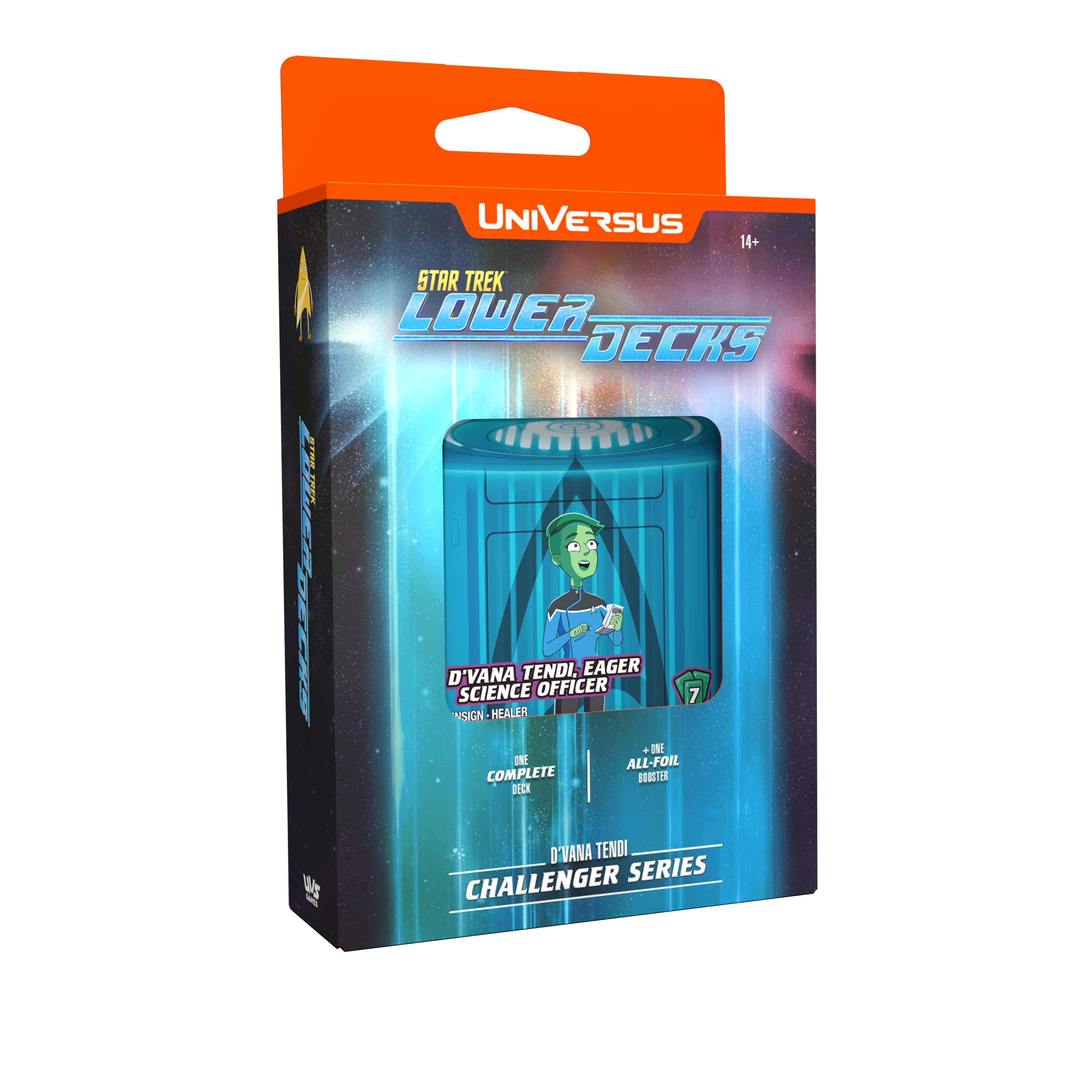 Universus CCG: Star Trek Lower Decks Challenger Series Deck "D'Vana Tendi" Universus CCG: Star Trek Lower Decks Challenger Series Deck "D'Vana Tendi"