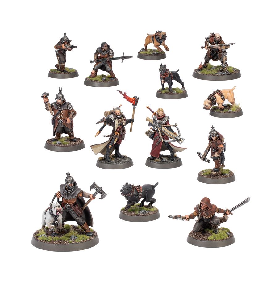 Miniatur, D&D Miniaturen, Fantasy Minis, Kriegerfiguren, Hundefigur
