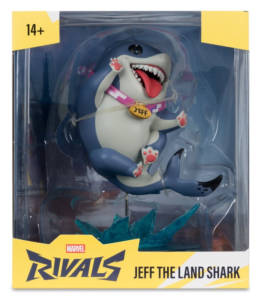 Marvel Rivals Collection: Statue Jeff the Land Shark 1/10 20cm figür, HAI, Jeff der Landschildkröte, Rivale, Marvel