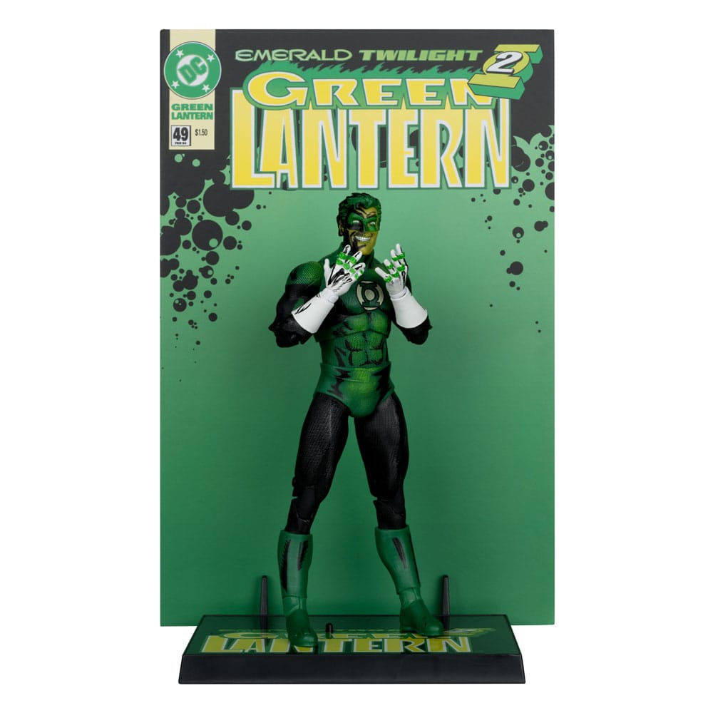 DC Multiverse AF: Green Lantern (Emerald Twilight) Cover Recreations Gold Label 18cm Buch, Veröffentlichung, Comics, Person