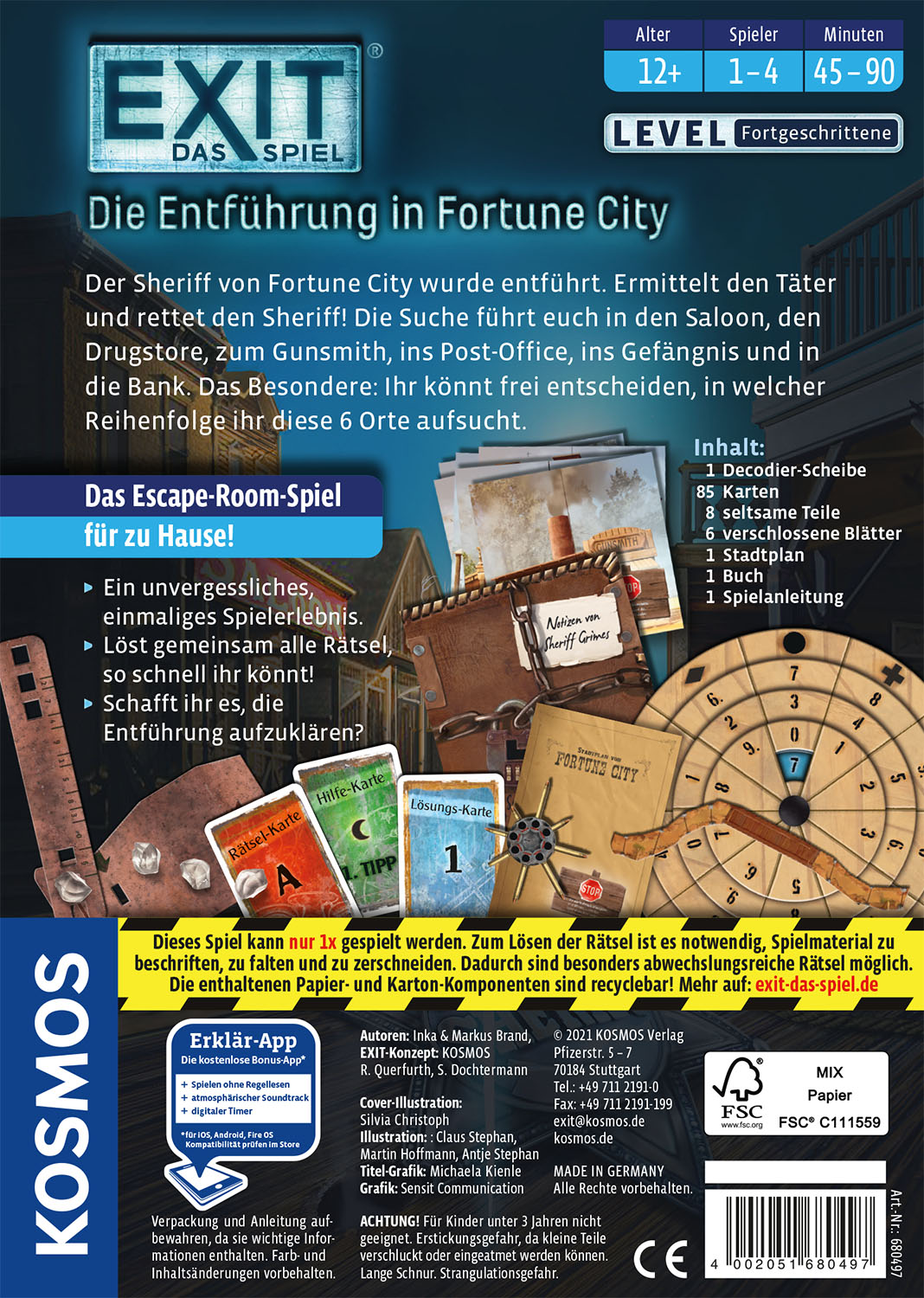 Exit: Das Spiel: Die Entführung in Fortune City
