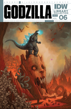 Godzilla IDW Library Collection Vol.6 Tpb Godzilla, Comic, Kaiju, Monster, Cover art