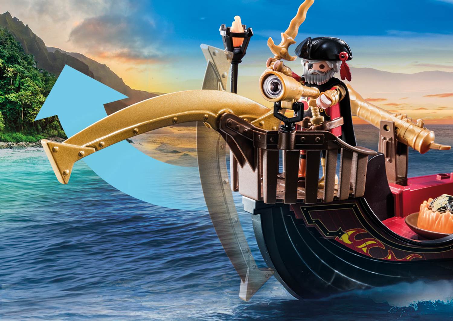 Playmobil: Novelmore - Burnham Raiders Feuerschiff