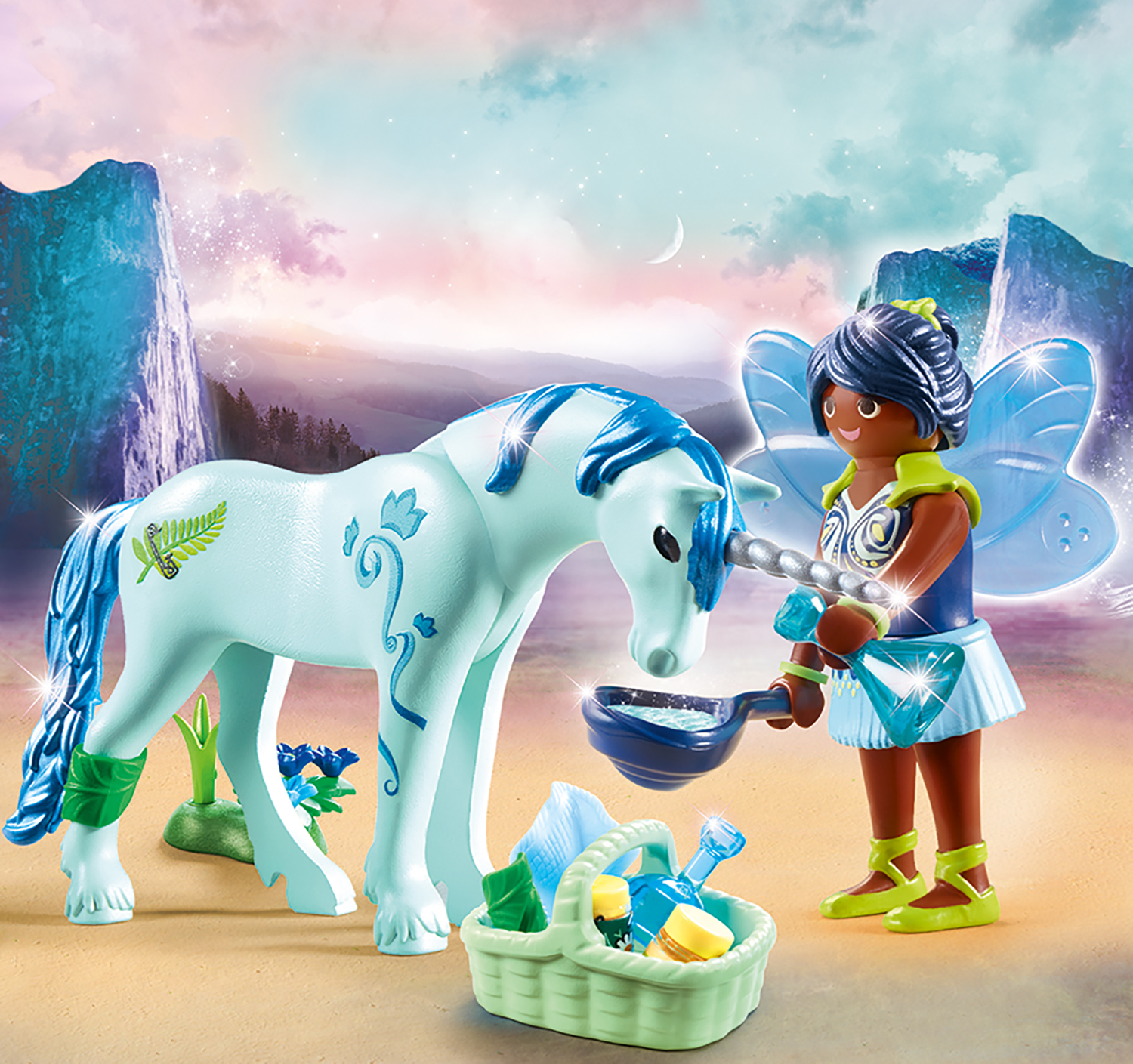 Playmobil: Fairies - Einhorn mit Heiler-Fee