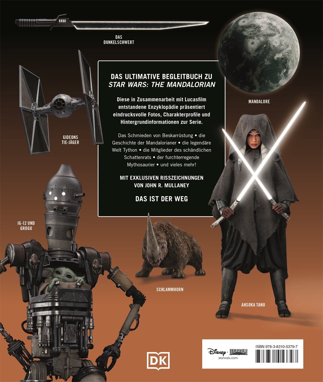 Star Wars: The Mandalorian - Die illustrierte Enzyklopädie Star Wars, Mandalorian, Roboter, Lichtschwert, Kinderbuch