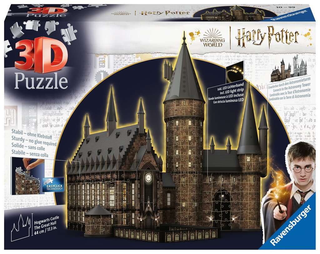 Harry Potter: Puzzle 3D Hogwarts Schloss Die Große Halle