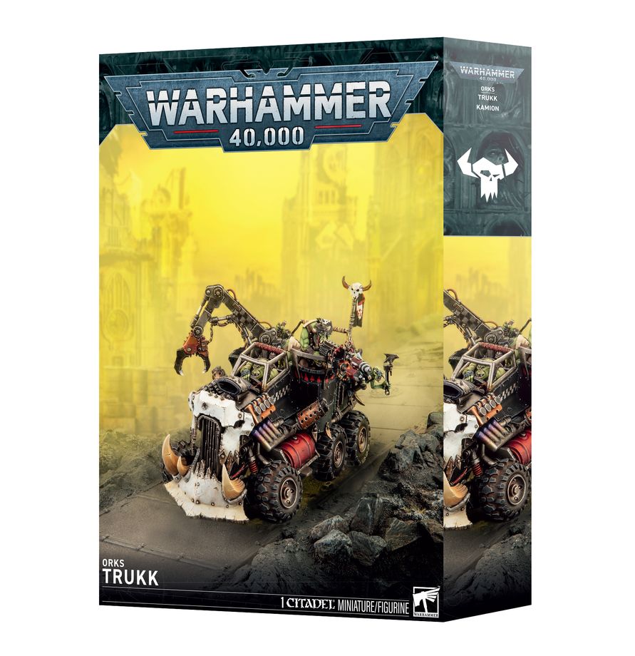 Warhammer 40K: Orks - Trukk OrkTrukk, OrkTrukk, Miniatur, Fahrzeug, Modellbau