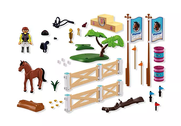 Pferd, Reiter, Zaun, Pferdekoppel, Reitgerät