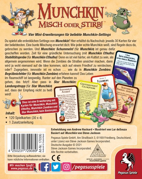 Munchkin: Misch oder stirb! [Erweiterung]