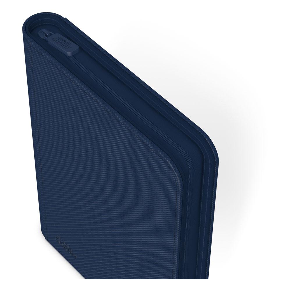 Ultimate Guard: Zipfolio Xenoskin 8-Pocket Mini blau Hülle, Kartenetui, Leder/Textil, Portemonnaie, Reisetasche