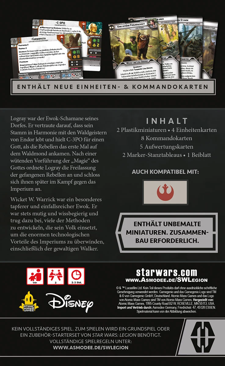 Star Wars: Legion - Logray & Wicket Commander-Erweiterung