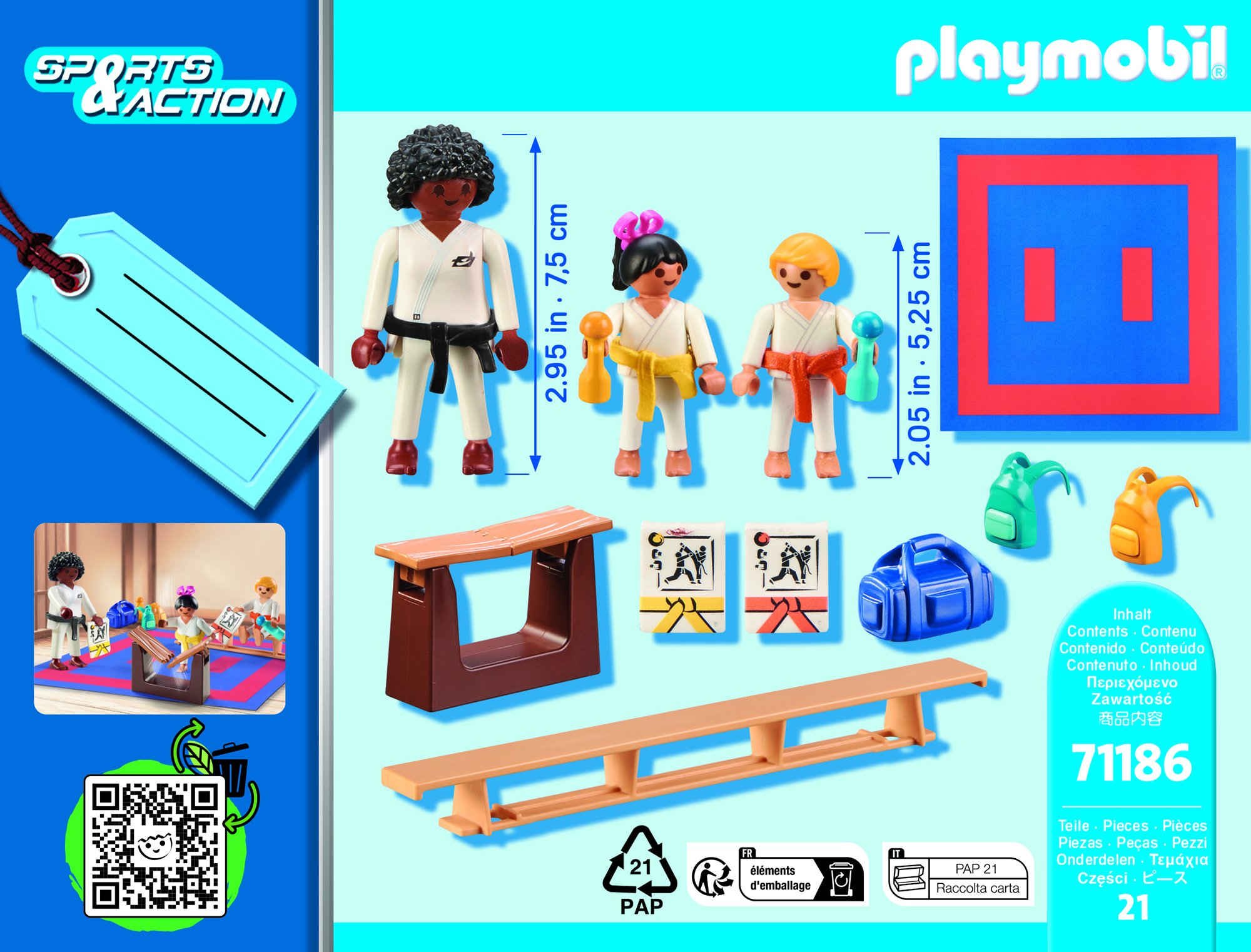 Playmobil: Geschenkset - Karate Training Playmobil: Geschenkset - Karate Training