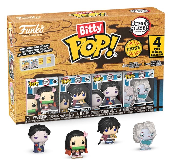 Figurine, Funko Pop, Demon Slayer, Miniature figures, 4-pack