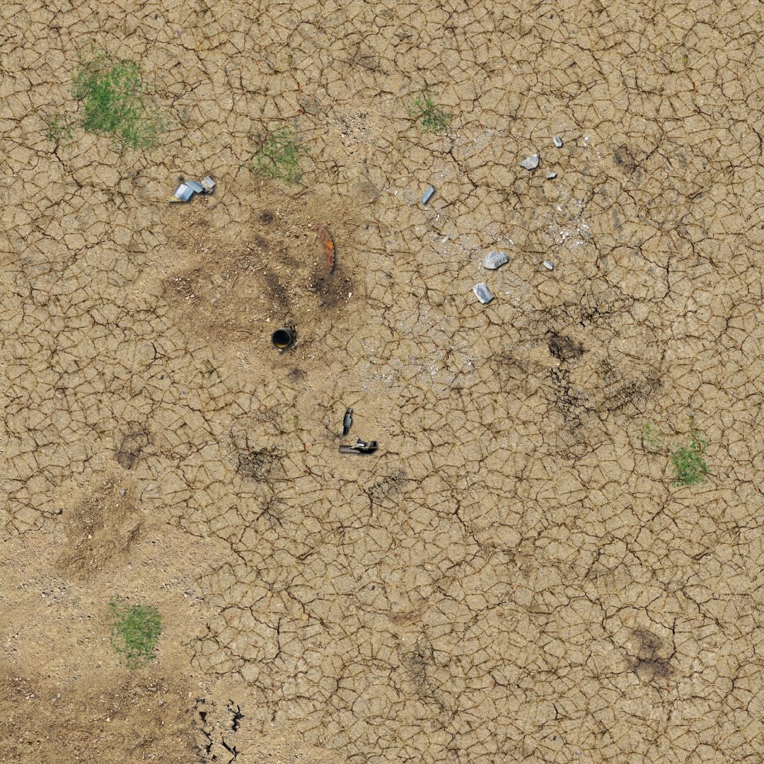 Battle Systems: Desert Wasteland Gaming Mat 2x2