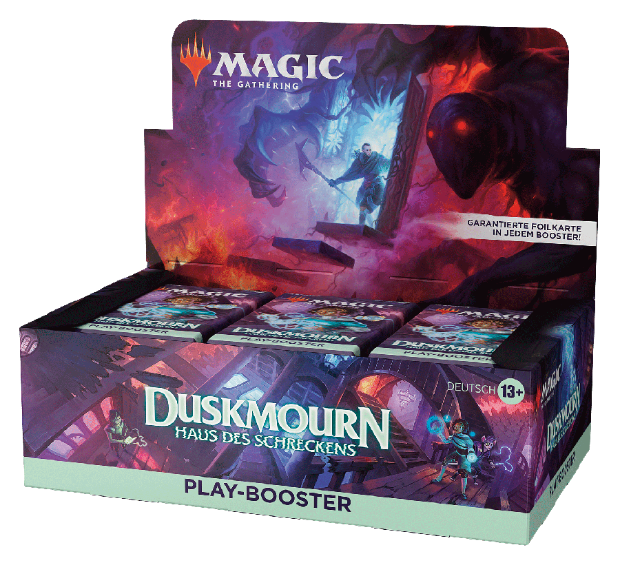 Magic CCG dt.: Duskmourn Haus des Schreckens Play-Booster Display