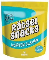 Snack, Rätsel, Wörter suchen, Kartenpack, Kinder Snack