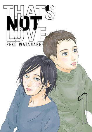 That's Not Love Vol.1 Tb Manga, Cover, Charakter-Duo, Grau/Grün Kleidung, Kopfportrait