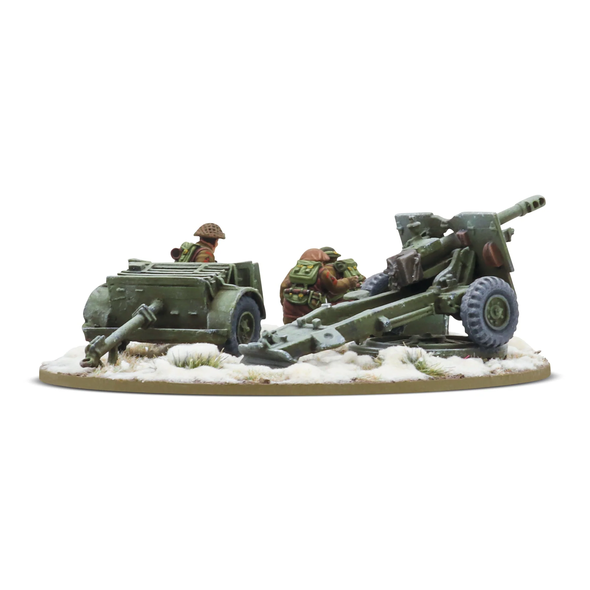Bolt Action: British - Infantry (winter) 25 PDR ATG & crew