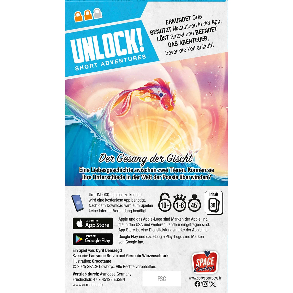 Unlock! Short Adventures: Der Gesang der Gischt Unlock! Short Adventures: Der Gesang der Gischt