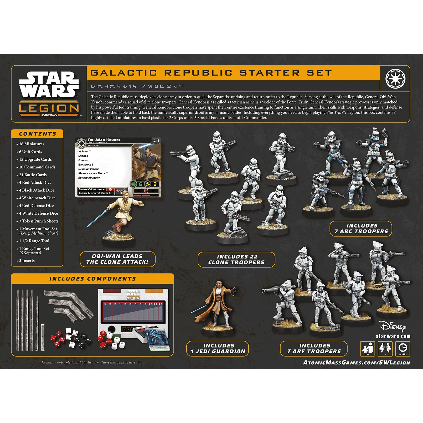 Star Wars: Legion - Starter Set Galactic Republic (multilingual)
