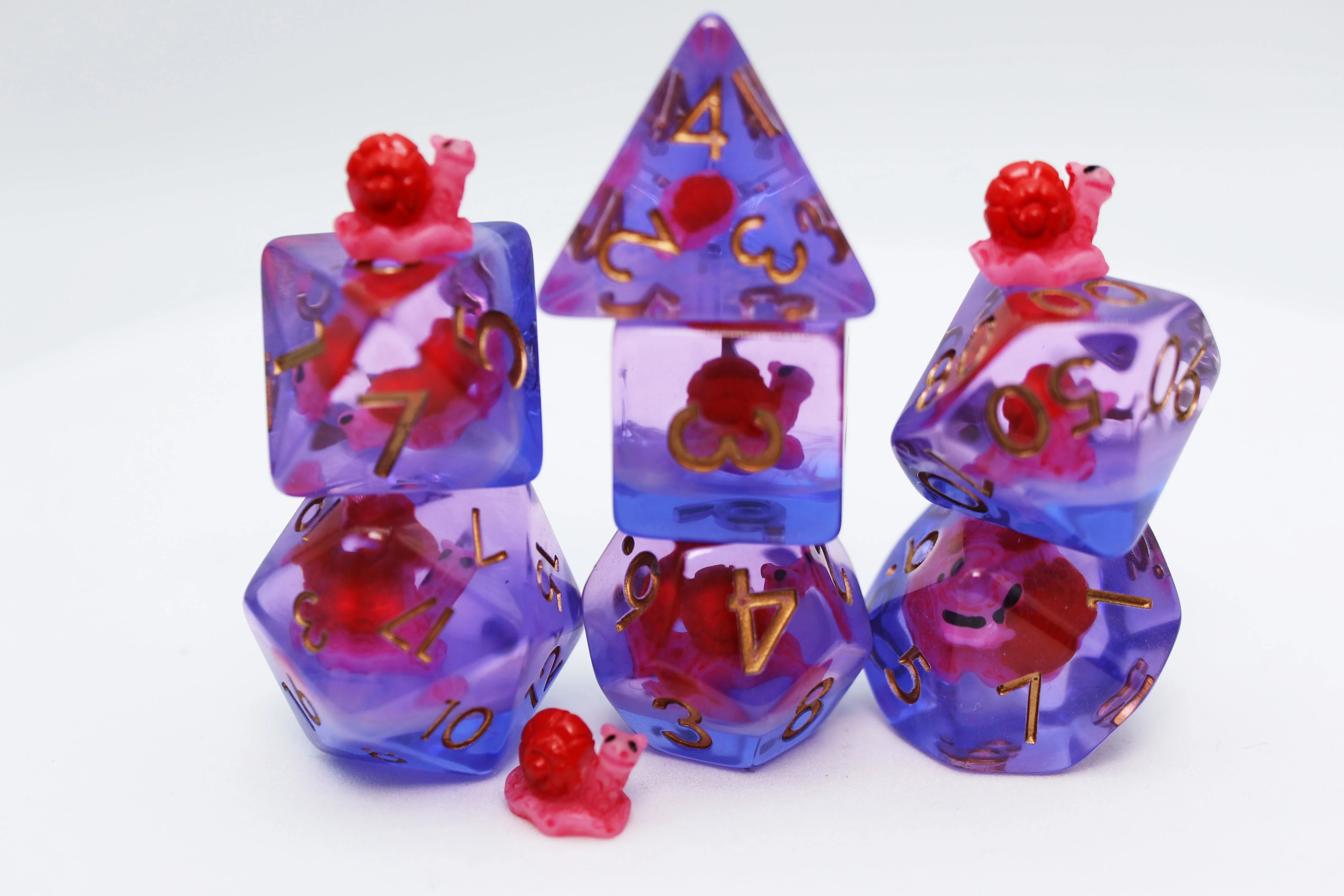 Polyhedral Dice Set: Slow and Steady (7)
