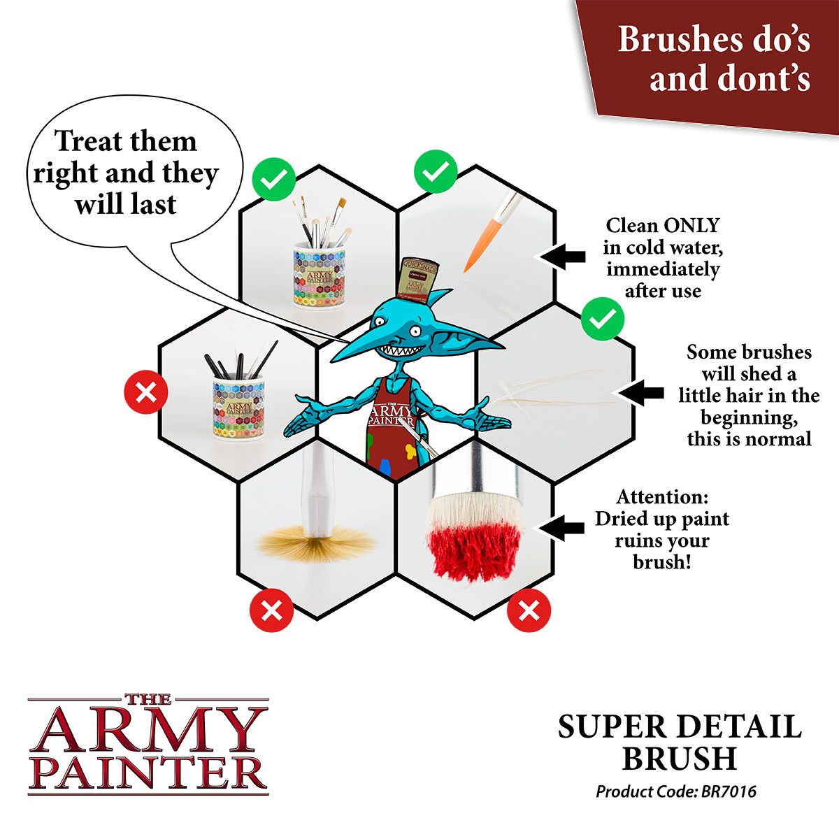 Army Painter: Pinsel - Hobby Super Detail