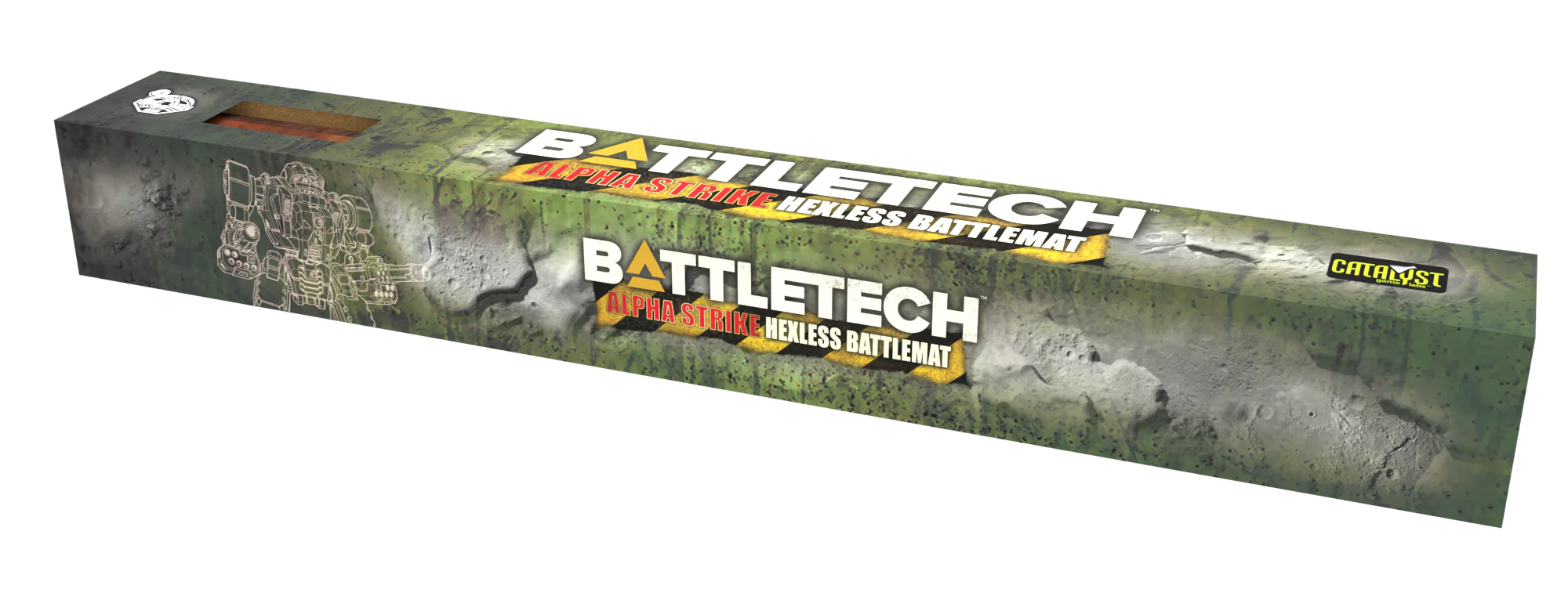 Battletech: Battlemat Alpha Strike - Alpine / Lunar Battletech: Battlemat Alpha Strike - Alpine / Lunar