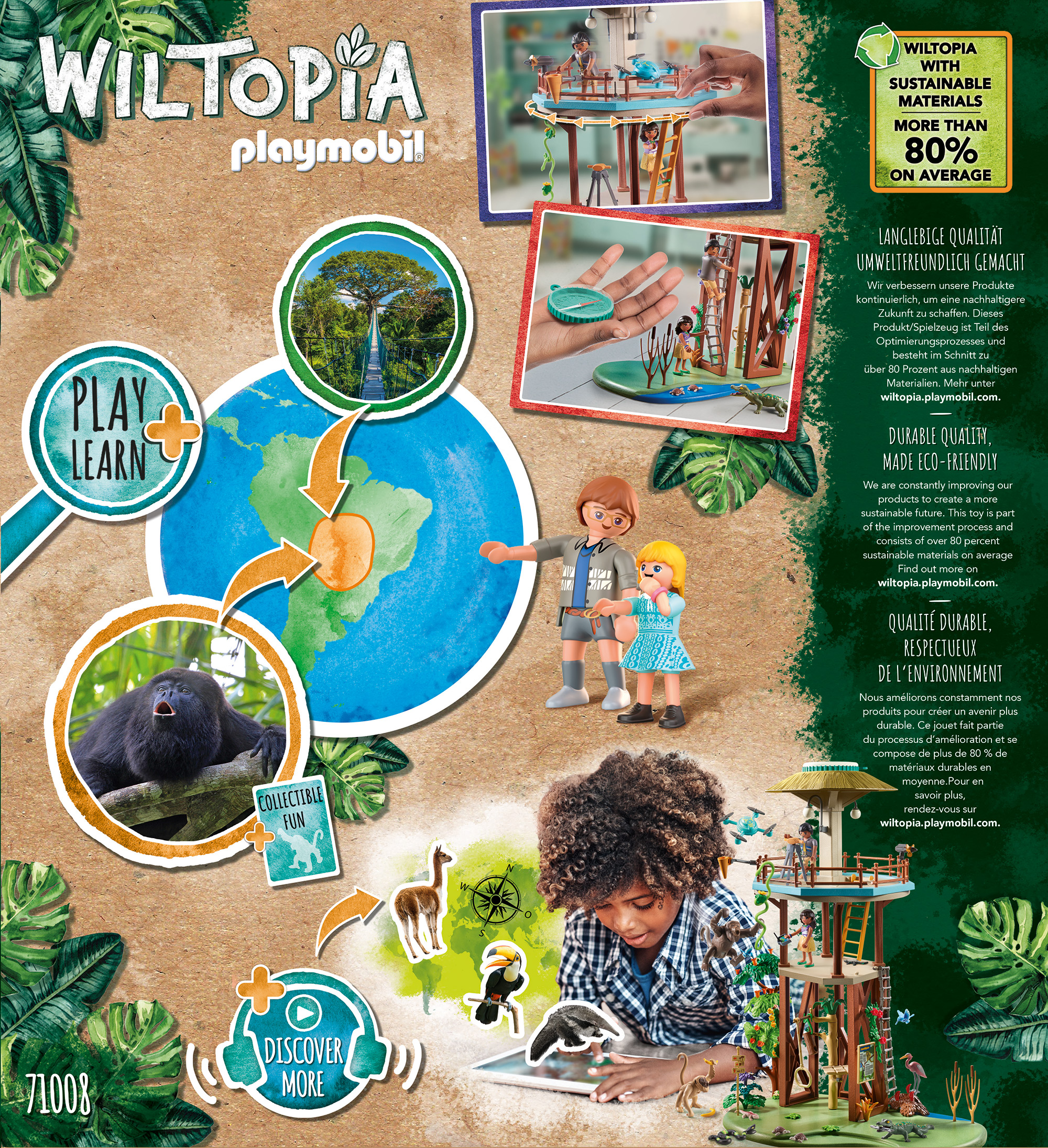 Playmobil: Wiltopia - Forschungsturm mit Kompass