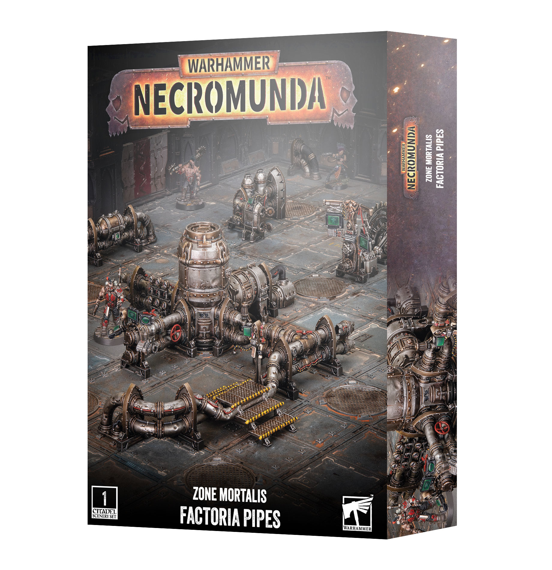Figurenset, Warhammer, Necromunda, Faktoria-Pipes, Zone Mortalis