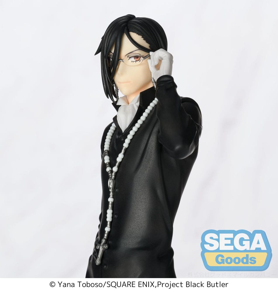 Black Butler PVC Statue: Sebastian Michaelis Luminasta Figure, Brille, Glas, Perlen, schwarzerAnzug