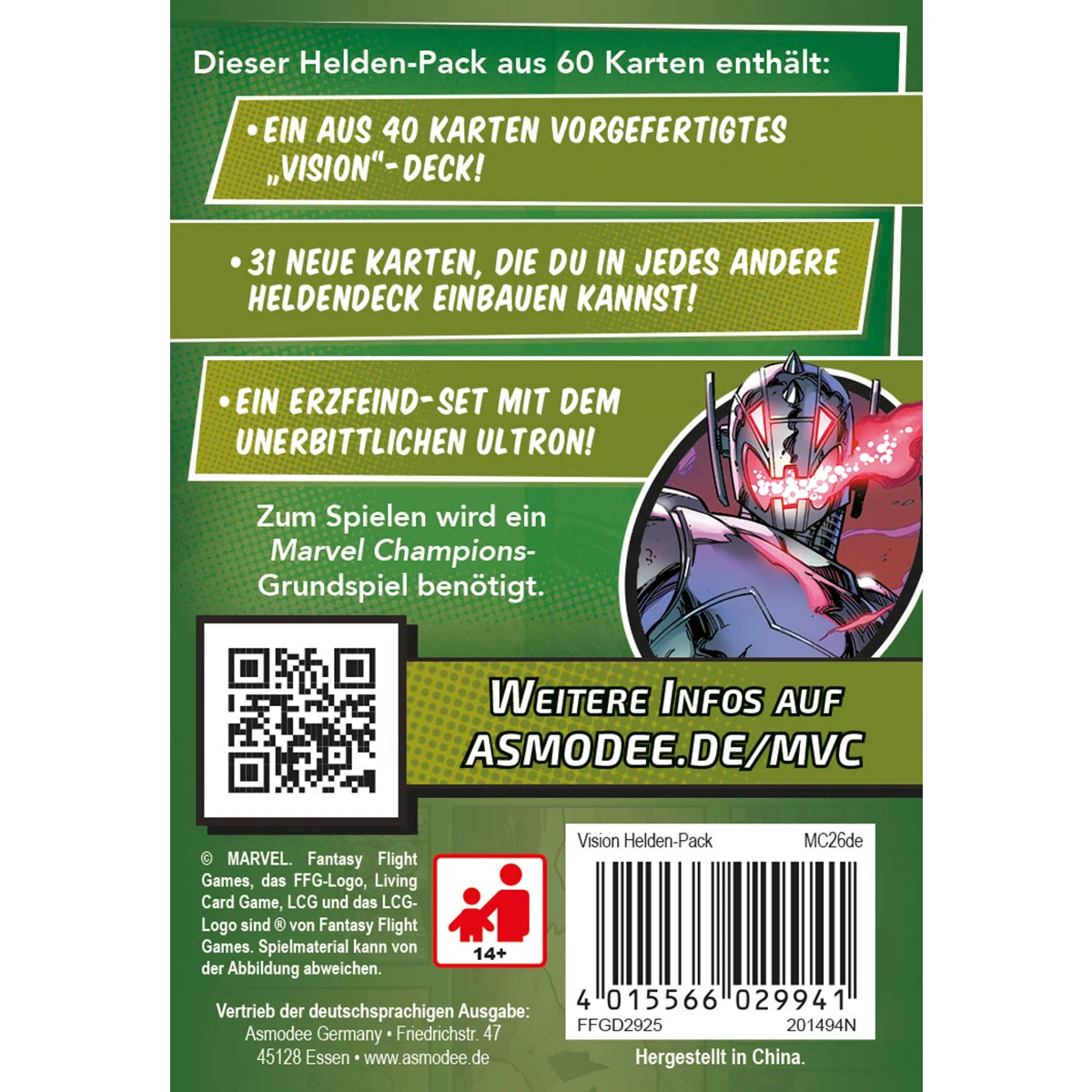 Marvel Champions LCG dt.: Vision Helden-Pack Marvel Champions LCG dt.: Vision Helden-Pack