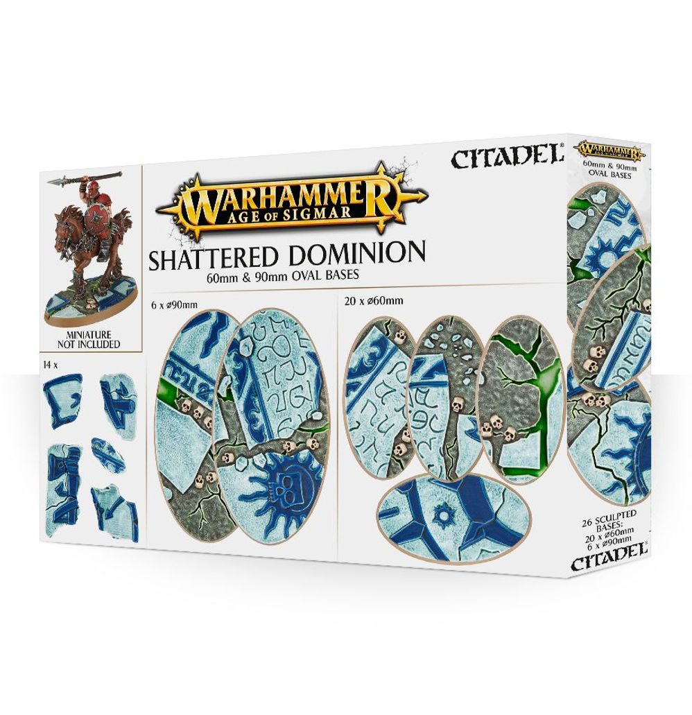 Warhammer: Shattered Dominion 60mm&90mm Oval Bases Warhammer: Shattered Dominion 60mm&90mm Oval Bases