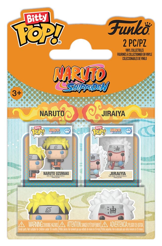 Naruto: POP Bitty Naruto & Jiraya Funko, Naruto, Figur, Vinyl, Zubehör