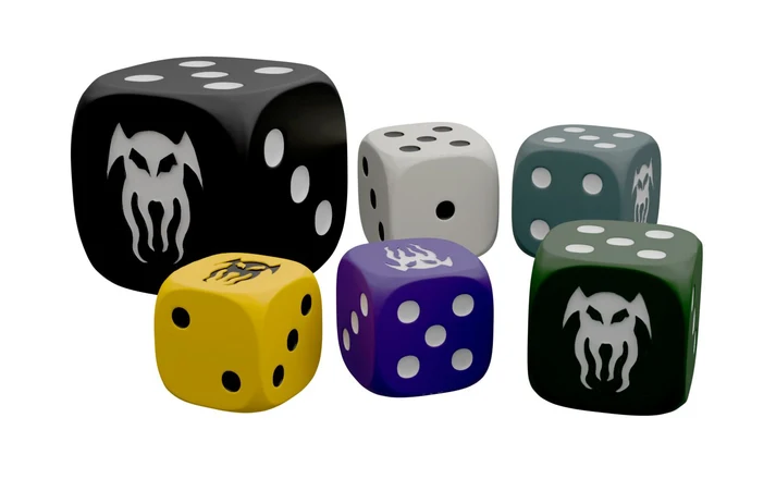 Würfel, Würfelset, Spielwürfel, polyedrische Würfel, Fantasy-Würfel